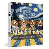 Starry Pawprints Jigsaw Puzzle 1000 Pieces