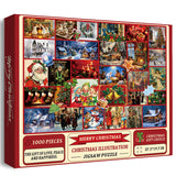 Christmas lllustration Jigsaw Puzzle 1000 Pieces