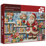Santa's Bloomed Blessing Jigsaw Puzzle 1000 piezas