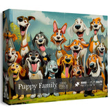 Puppy Family Jigsaw Puzzle 1000 Pieces