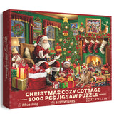 Christmas Cozy Cottage Jigsaw Puzzle 1000 Pieces