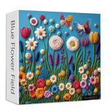 Blue Flower Field Campo puzzle PUZZLE 1000 pezzo