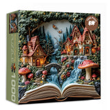 Rompecabezas de página de cabaña de setas, 1000 piezas