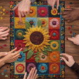 Sunflowers Patchwork Jigsaw Puzzle 1000 Stücke