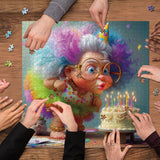 Joyful Wrinkles Jigsaw Puzzle 1000 Pieces