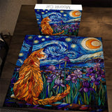 Moonlit Cat Jigsaw Puzzle 1000 Pieces