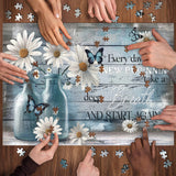 Gänseblümchen und Schmetterlinge Puzzle 1000 Stücke