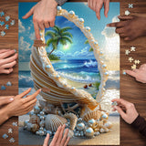 Puzzle specchio con sedioni puzzle 1000 pezzi