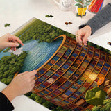 Forest Library Jigsaw Puzzles 1000 Pieces
