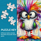 Color Explosion Bird Jigsaw Puzzle 1000 Pieces