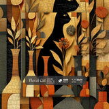 Puzzle con gatti floreali, 1000 pezzi
