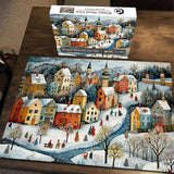 Winter Street View Jigsaw Puzzles 1000 Pieces