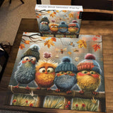 Simpatico uccello inverno inverno puzzle enigmi 1000 pezzi