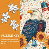 Patriotic Eagle Jigsaw Puzzle 1000 Pieces