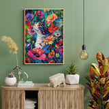 Floral Feline jigsaw puzzle 1000 pieces