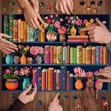 Blooming Bookshelf -set di puzzle puzzle 1000 pezzi