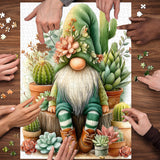 Pun puzzle succulenti per il puzzle gnomo da giardino 1000 pezzi
