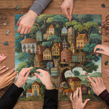 Fantasy Tree House Jigsaw Puzzle 1000 piezas