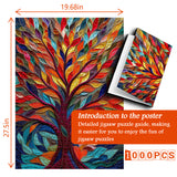 Patchwork albero puzzle puzzle 1000 pezzi