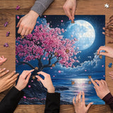 Blossom and Moonlight Jigsaw Puzzle 1000 Pieces