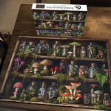 Libreria di foresta di funghi puzzle 1000 pezzi