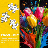 Vibrant Tulips Jigsaw Puzzles 1000 Pieces