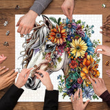 Puzzle a cavallo di fiori 1000 pezzi