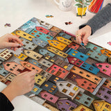 Multicolored Buildings Jigsaw Puzzle 1000 Pieces