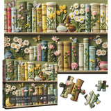 Le puzzle de la bibliothèque du jardin du lapin 1000 pièces