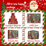 Christmas Treasure Hunt Advent Calendar Jigsaw Puzzle 1000 Pieces