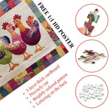 Patchwork Rooster Puzzle 1000 pièces 1000 pièces