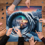 Puzzle puzzle in neve 1000 pezzi