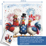 Cheerful Chickens Jigsaw Puzzle 1000 Pieces