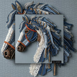 Denim Horse Jigsaw Puzzle 1000 Pieces