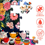 Floral Tea Party Jigsaw Puzzle 1000 Pieces