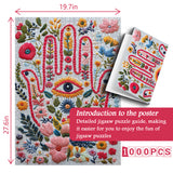 Flower Hand Vision Jigsaw Puzzle 1000 Pieces