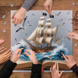 Sail The Book Sea Jigsaw Puzzle 1000 Pieces