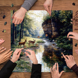 Puzzle bosco tranquillo puzzle 1000 pezzi