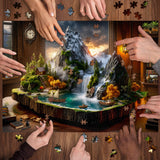 Cabin Ridge Wonder Jigsaw Puzzle 1000 Pieces