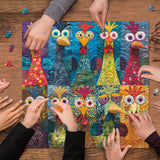 Patchwork Chick Jigsaw Puzzle 1000 Pieces