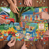 Vibrant Garden Jigsaw Puzzle 1000 Pieces