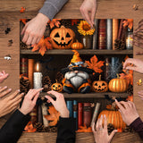 Halloween Bookshelf Jigsaw Puzzle 1000 Pieces