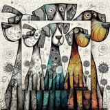 Doggy Doodles Jigsaw Puzzle 1000 Pieces