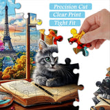 Window Kitten Jigsaw Puzzle 1000 Pieces