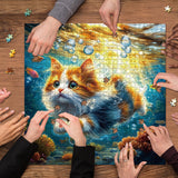 Underwater Kitty Jigsaw Puzzle 1000 Pieces