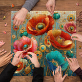 Gilded Blooms Jigsaw Puzzle 1000 Pieces