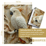 Wood Carving Parrot Jigsaw Puzzle 1000 Pieces
