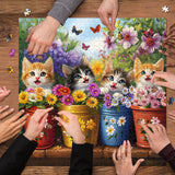 Kitten In The Garden Jigsaw Puzzle 1000 Pieces