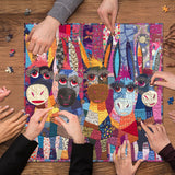 Tessuto puzzle puzzle 1000 pezzi