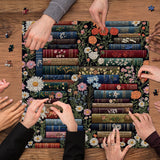 Biblioteca floral rompecabezas rompecabezas 1000 piezas